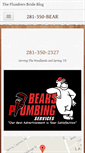 Mobile Screenshot of bearsplumbing.net